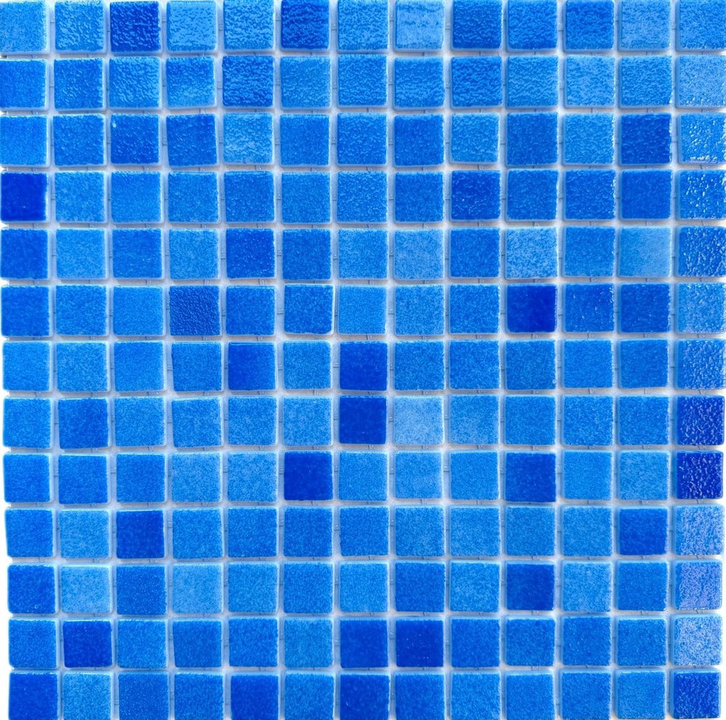Foggy Nieblas Medium Blue Pool Tile