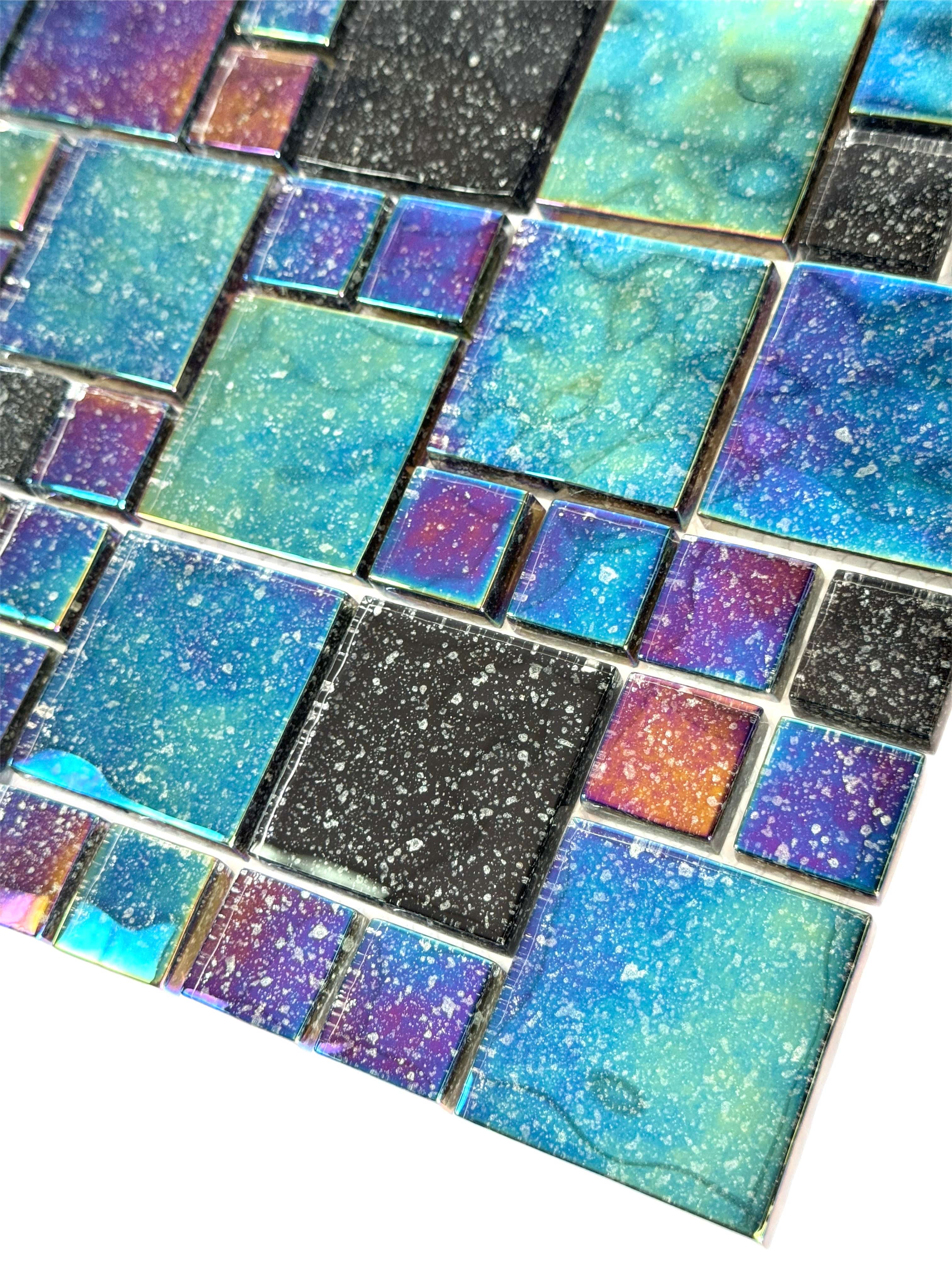 shine glitter mix pool tiles
