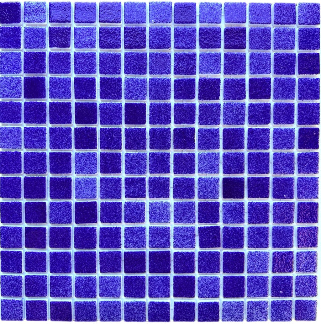 Foggy Nieblas Azul Fuerte Pool Tile