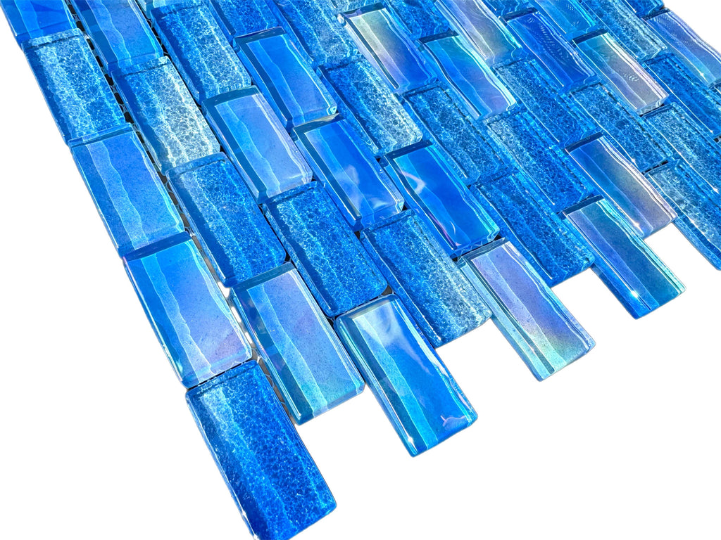 Galaxy Blue Glass Pool tile
