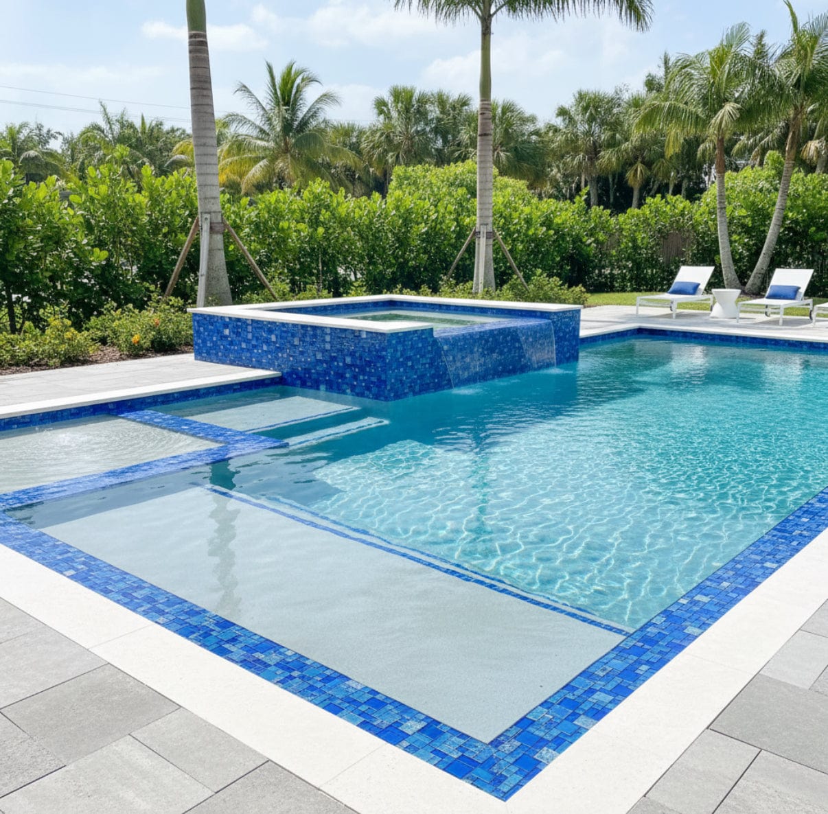 Bahamas Dark Blue Mix - Tiles and Deco