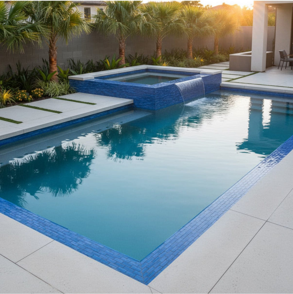 Ripple Electric Blue 1x2