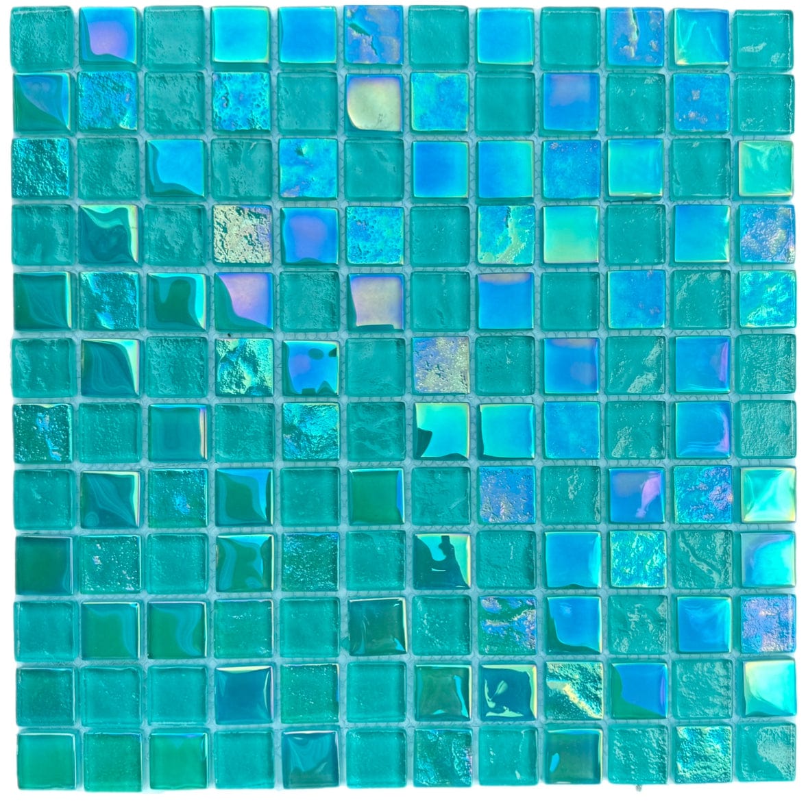 Nautical Iridescent Aquamarine 1x1