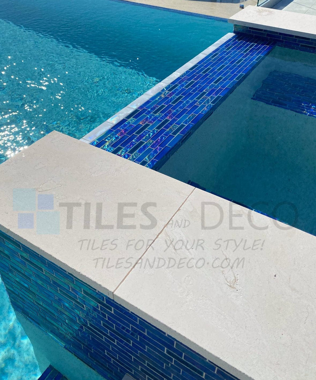 swimming pool linear tiles
