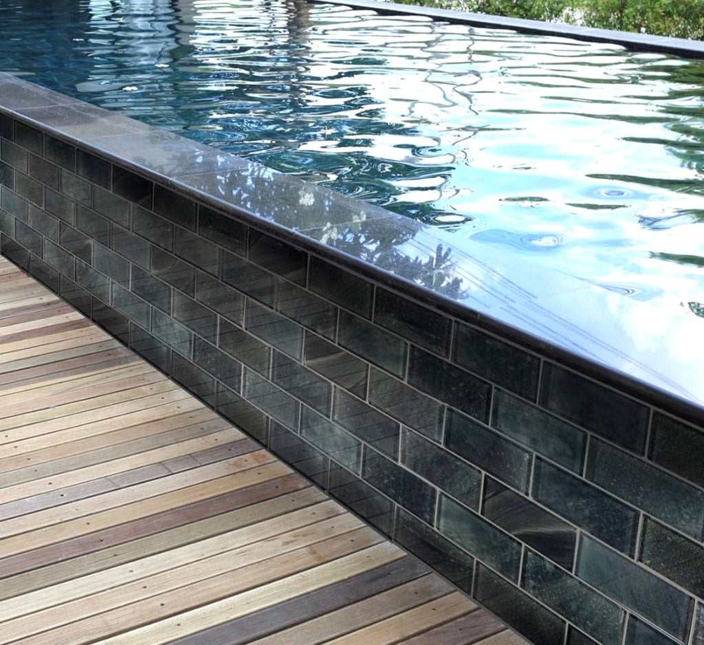 Mesh Mounted Galaxy Graphite Tiles
