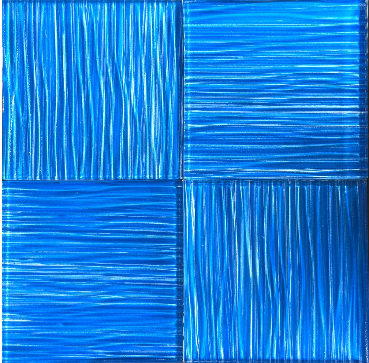 Ripple Electric Blue 6"X6"
