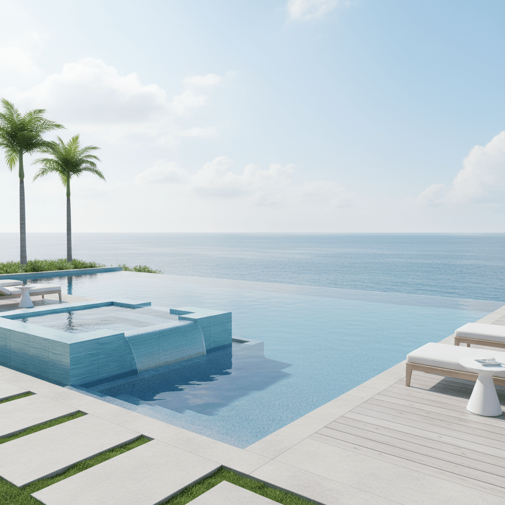 Barbados Caribbean Blue 6"X6"