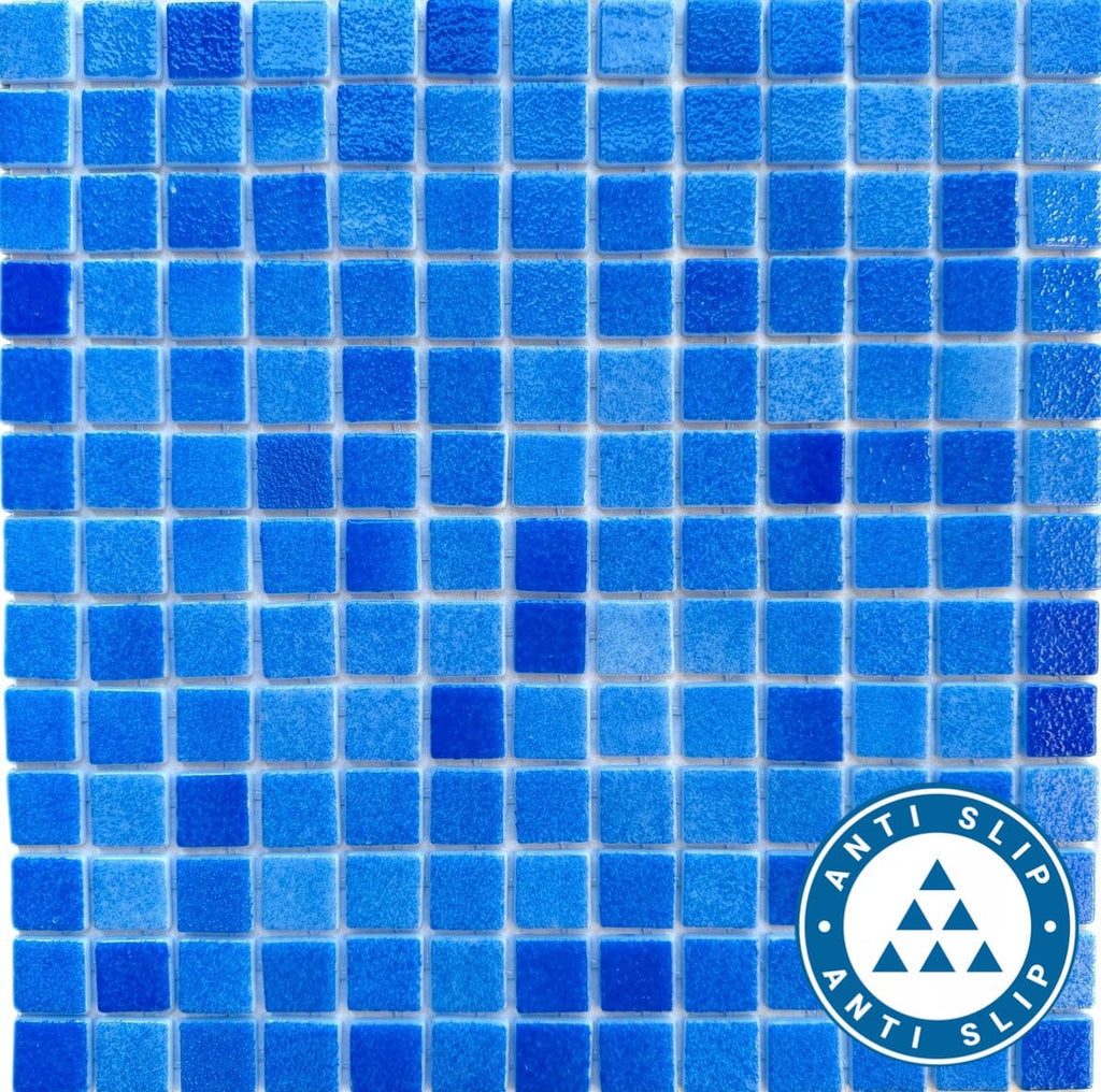 Foggy Nieblas Medium Blue Antislip Tile