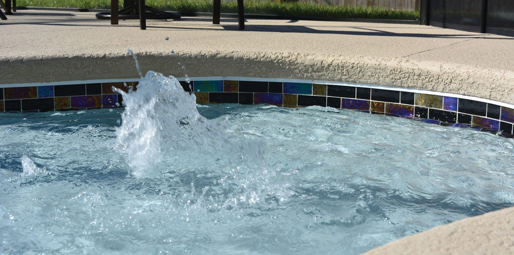 Black Twilight Pool Tiles
