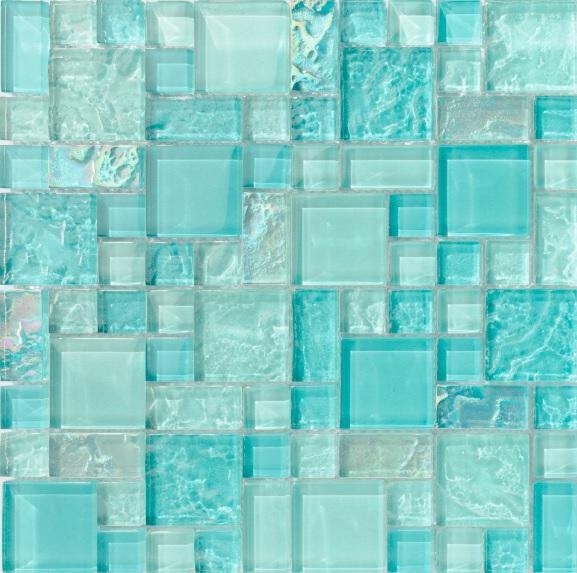 Bahamas Aqua Mix Pool Tile
