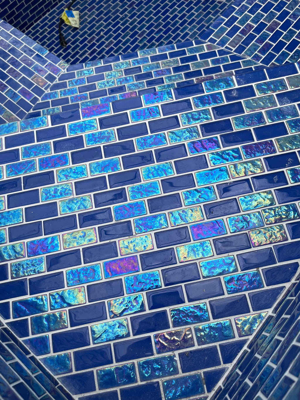 Equinox Cobalt 1x2 Glass Pool Tile
