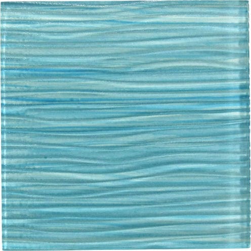 Barbados Caribbean Blue Glass Tile
